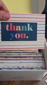 Unfiltered Review 100 Unique Thank You Cards Bulk #cards