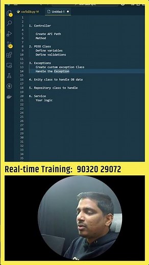 Steps to Build Any API with Spring Boot | Java Springboot Tutorial For Beginners in Telugu #coding