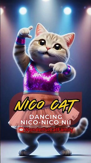 VIRAL DANCING CAT: NICO-NICO NII American Shorthair (Must Watch!)