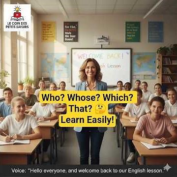 Relative Pronouns Made Easy | Who, Whose, Whom, Which, That #learnenglish
