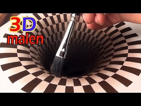 3D Zeichnung Loch/Illusionsmalerei