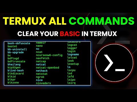 Termux All Basic Commands | By Technolex