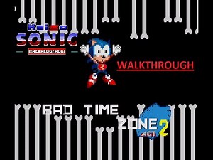 Kaizo Sonic Walkthrough - Bad Time Zone Act 2