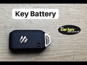How to replace the remote control battery of a Suzuki Swift