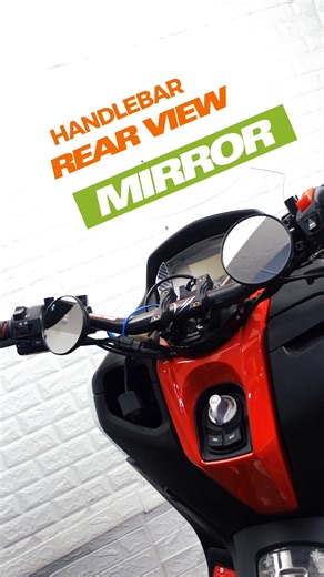 RoadGuardian S1 Handlebar Mirror Wider view. Fewer blind spots. Ride safer with a convex wide-angle mirror. • Convex lens for wider rear visibility • Anti-glare coating for day & night riding • CNC-machined clamp base for stable mounting • 360° adjustable angle • Clamp type installation – no drilling needed #surfymotorcyclephilippines #blindspot #sidemirror #motorcyclelife #nmaxv2 | Surfy Motorcycle