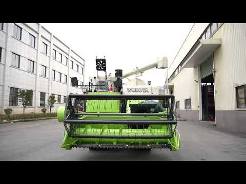 Wubota paddy harvester combine harvesting and threshing rice 🌾 in one machine #paddyharvester #rice