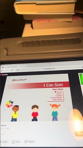 BabyFirst I Can Sign DVD Menu