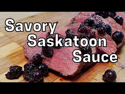 How to Make Saskatoon Berry Sauce and Venison Steak (Backstrap) Recipe