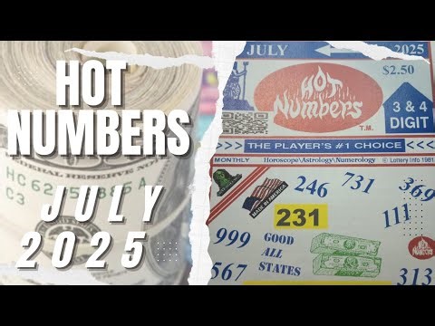 Hot Numbers July 2025 🐔
