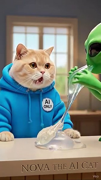 What Happens When a Cat Meets an Alien Slime?