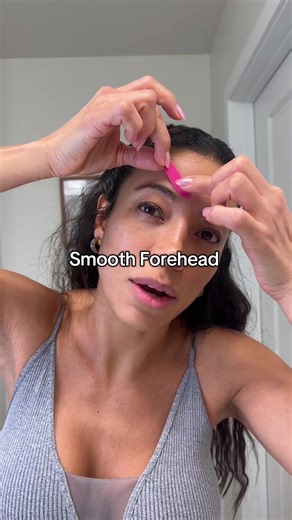 Skin Taping for a Smooth Forehead