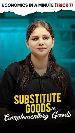 Substitute Goods vs Complementary Goods | Economics in a Minute (Trick 7) #ytshorts #magnetbrains