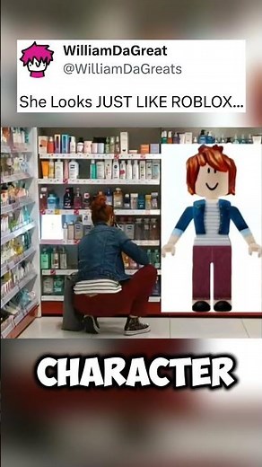 She Looks Like ROBLOX Bacon Hair 😱