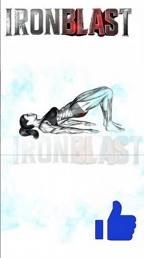 Hip Bridge | Glutes & Core Activation Exercise | IronBlastX