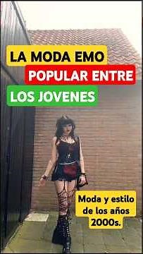 El origen y significado de la moda emo de los años 2000s. #AnthonyPrince #DatosImfluyentes #moda