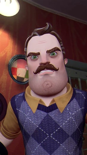 Hello Neighbor responded to this glitch 🚮 #shorts #horror