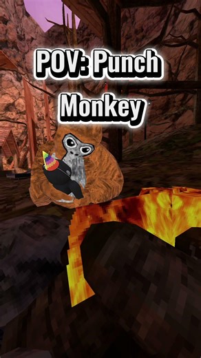 Punch the Monkey🥹 #vr #gorillatagquest #gtag #subscribe