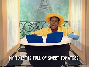 290K views · 200 reactions | Remember learning how to say "My toilet is full of sweet tomatoes" with Pierre Escargot? | Remember When | Facebook