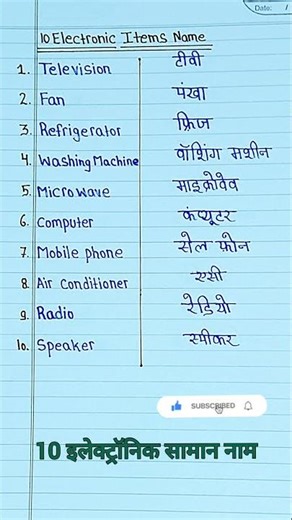 10 electronic items ke naam | electronic items | 10 electronic items name | electronic item