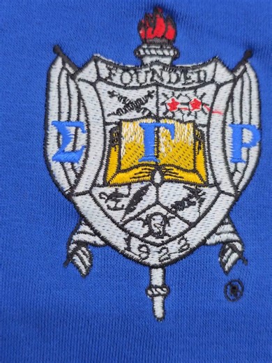 Sigma Gamma Rho Lettle Hoodie 💙💛 . . . #sgrho1922💙💛🐩 #sgrhohoodie #outfitideas #fypシ゚viral #SororityStyle