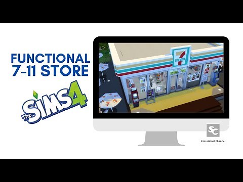 FUNCTIONAL 7-11 STORE! | The Sims 4