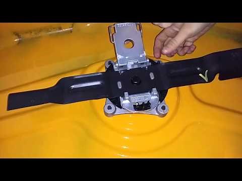 Craftsman Pro Series tractor Easy Blade Replacement