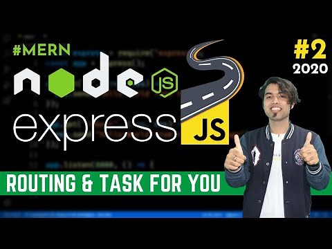 🔴 #2: Express JS Routing & our First Challenge in Express JS Tutorial in Hindi in 2020