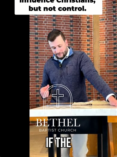 Demons_ Christian Control vs. Temptation Explained Demons cannot control Christians. But influence grows when truth is ignored and lies are believed. Scripture calls us to resist the devil and take responsibility for obedience. Teaching by Pastor Marty Beamer Full sermon on our YouTube channel. #ChristianTikTok #SpiritualWarfare #ChristIsLord #BibleTeaching #ChurchTok #BethelBaptistChurch