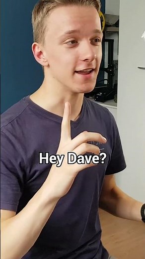 Dave was on to me...