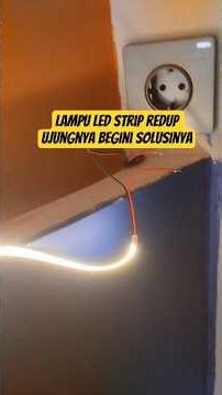 LED backdrop lights, dim LED strip lights at the ends. #electricalinstallation