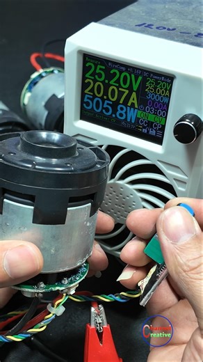 Nidec BLDC 25.2v 500w test