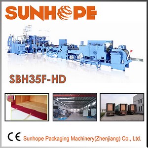 [Hot Item] Automatic Sheet-Fed Block Bottom Handle Shopping Paper Bag Making Package Machine