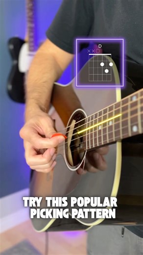 try this popular picking pattern #guitarlesson