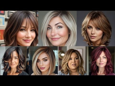 Elegant Layers | Modern Shoulder-Length Lob Styles for Women 40+