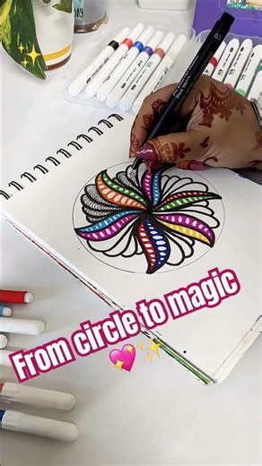 🎨This Doodle is Too Satisfying to Ignore 😍 #shorts #shortsfeed #trendingshorts #art #satisfyingart