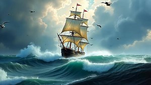 Download Sailing Through Stormy Seas for free