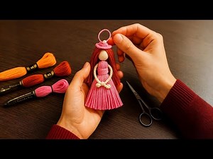 Super Cute & Easy Embroidery Floss Dolls – Beautiful DIY Craft Idea