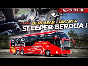 SLEEPER BUS TERMURAH BALI JAKARTA ‼️ Gunung Harta Premiere Combi #1