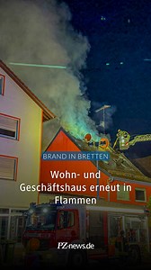 🔥Ein Vollbrand eines Gebäudes in Bretten löste in der Nacht auf Freitag einen Großeinsatz von Polizei und Feuerwehr aus. Zwei Personen verletzten sich laut einer aktuellen Pressemitteilung der Polizei dabei leicht. Das Gebäude stand bereits im Juli 2023 in Flammen. #bretten #brand #feuerwehr #pznews | PZ-news.de