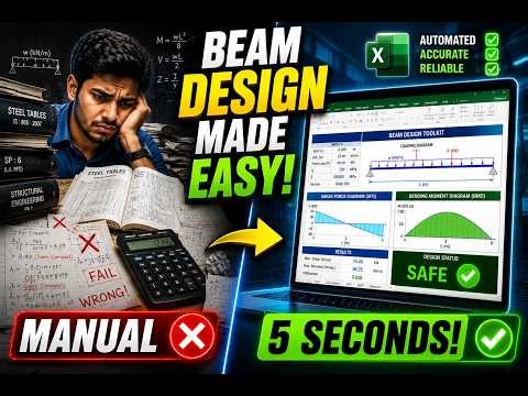 94 Stop Calculating Beams Manually — This Excel Tool Does It in 5 Seconds