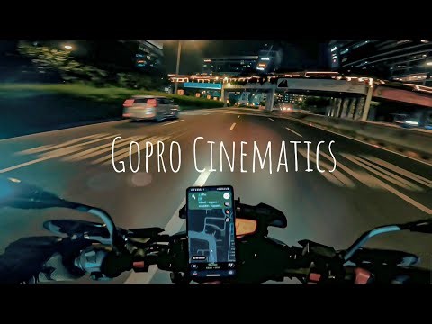 Cinematic Motorcycle Ride: Gopro POV Shots in First Person Perspective (2024) | Gopro Hero 10