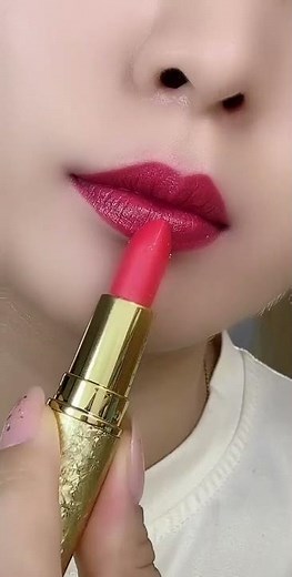 🔥 Elegant Red Lip Look | Best Matte Lipstick Application Guide