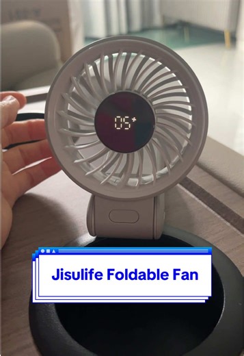 Jisulife Foldable Fan: 12-Blade Super Wind Power!