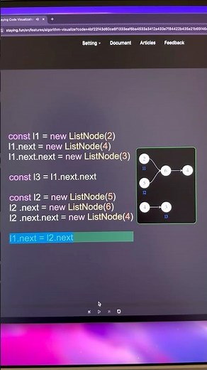 Visualize algorithms and data structures in real time #coding #development #algorithm