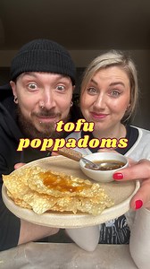 TOFU POPPADOMS?! 🤔 Follow @vegan_punks for all the best tofu recipes and tips! Fried yuba (we used the dried tofu skin, not the fresh sheets) puff and crisp up amazingly if you fry them. They’re crispy and perfect for tossing in all kinds of seasonings. We tried them a couple of different ways - spreading with some mango chutney and also tossing in some salt & pepper seasoning. And we’re not going to pretend it’s the healthiest snack ever, but the dried sheets like the ones we used here are aro