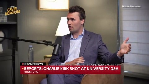 Charlie Kirk shot at Utah event