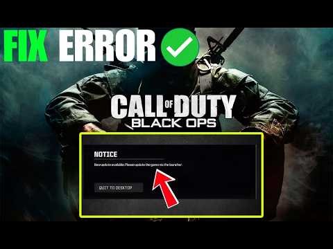 Fix New Update Available Please Update The Game Via The Launcher Call Of Duty| Android Data Recovery