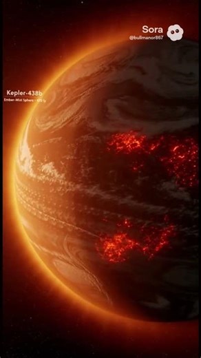 Kepler-438b: Most Earth-like yet… but deadly flares roast it! 🔥🌍 #Exoplanet #Space