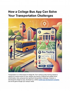 How a College Bus App Can Solve Your Transportation Challenges - SlideServe