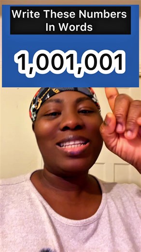 Writing 1,001,001 in Words: A Fun Challenge